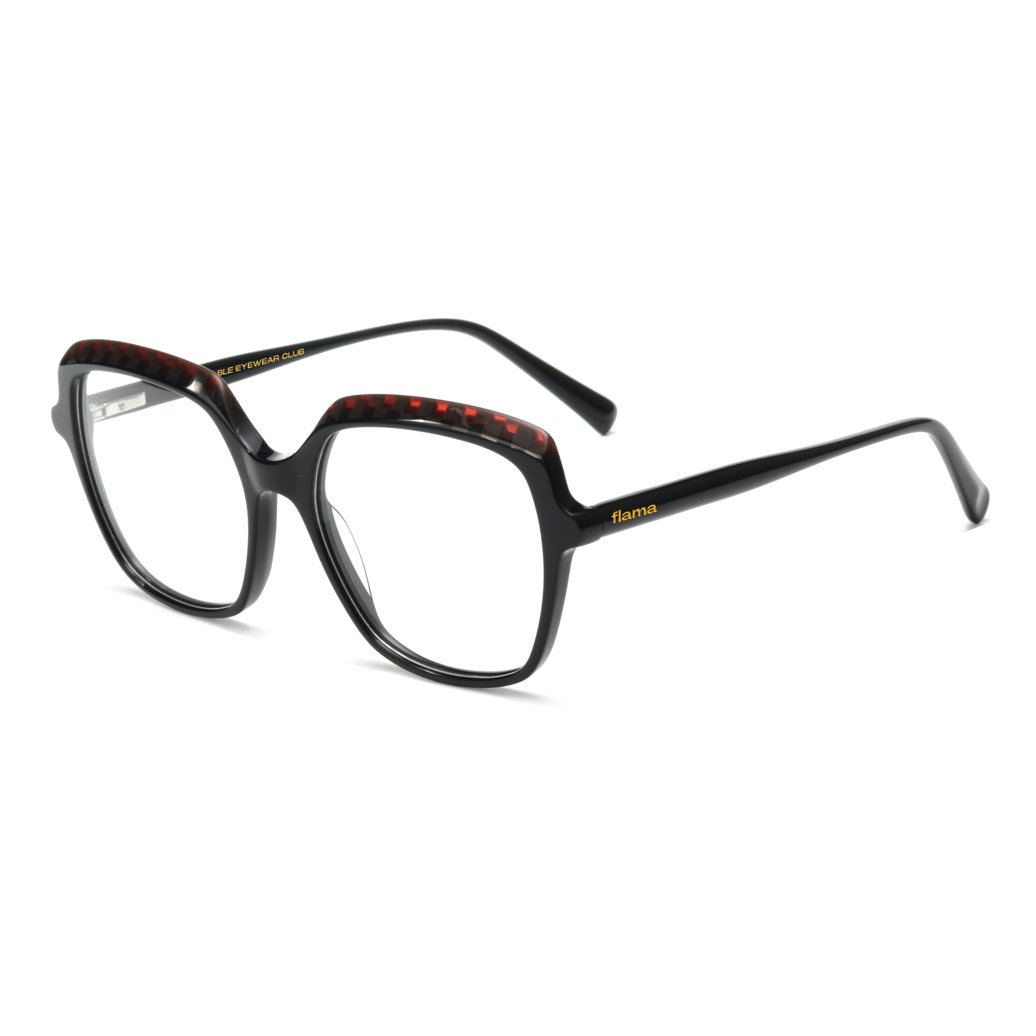 MARTHA SQUARE EYE GLASSES. FRAME FOR PRESCRIPTION GLASSES. PASTE