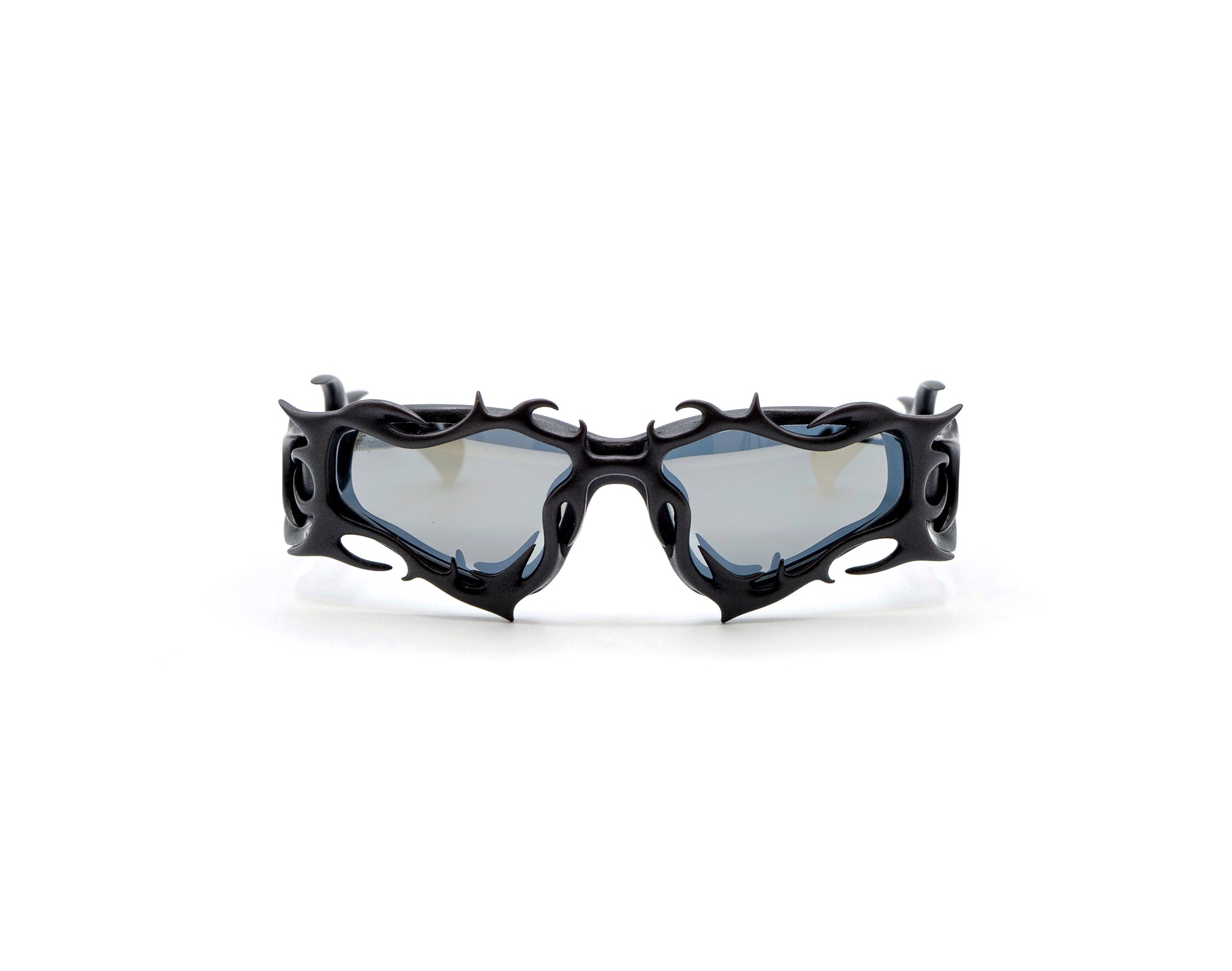 Gafas de diseño neo-cyberpunk de impresión 3D con lentes fotocromáticas
