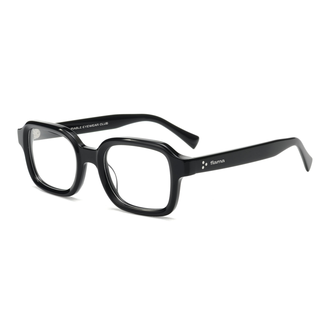 Gafas graduadas Flama Ben cuadradas negras