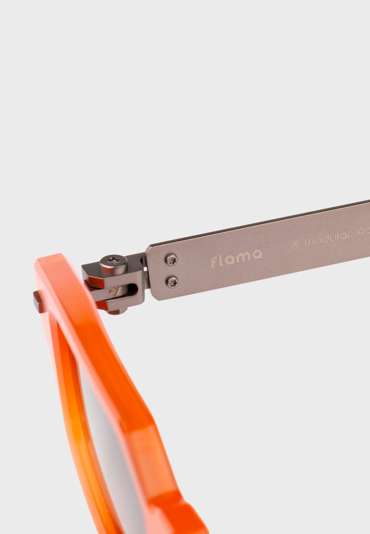 Sistema de reparación modular SMR patentado por Flama Eyewear - Modular Repair System.