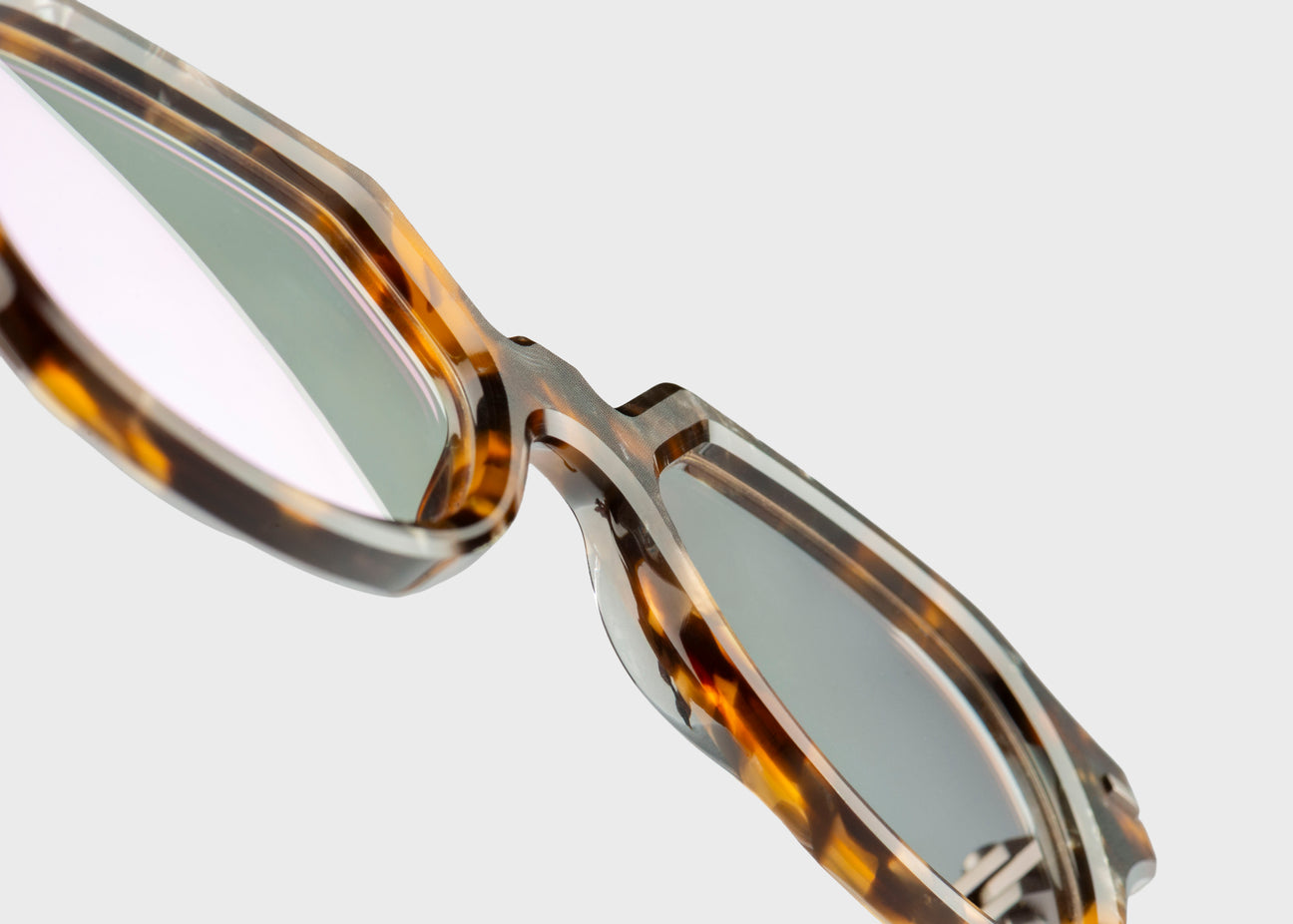 Gafas de vista carey redondas.