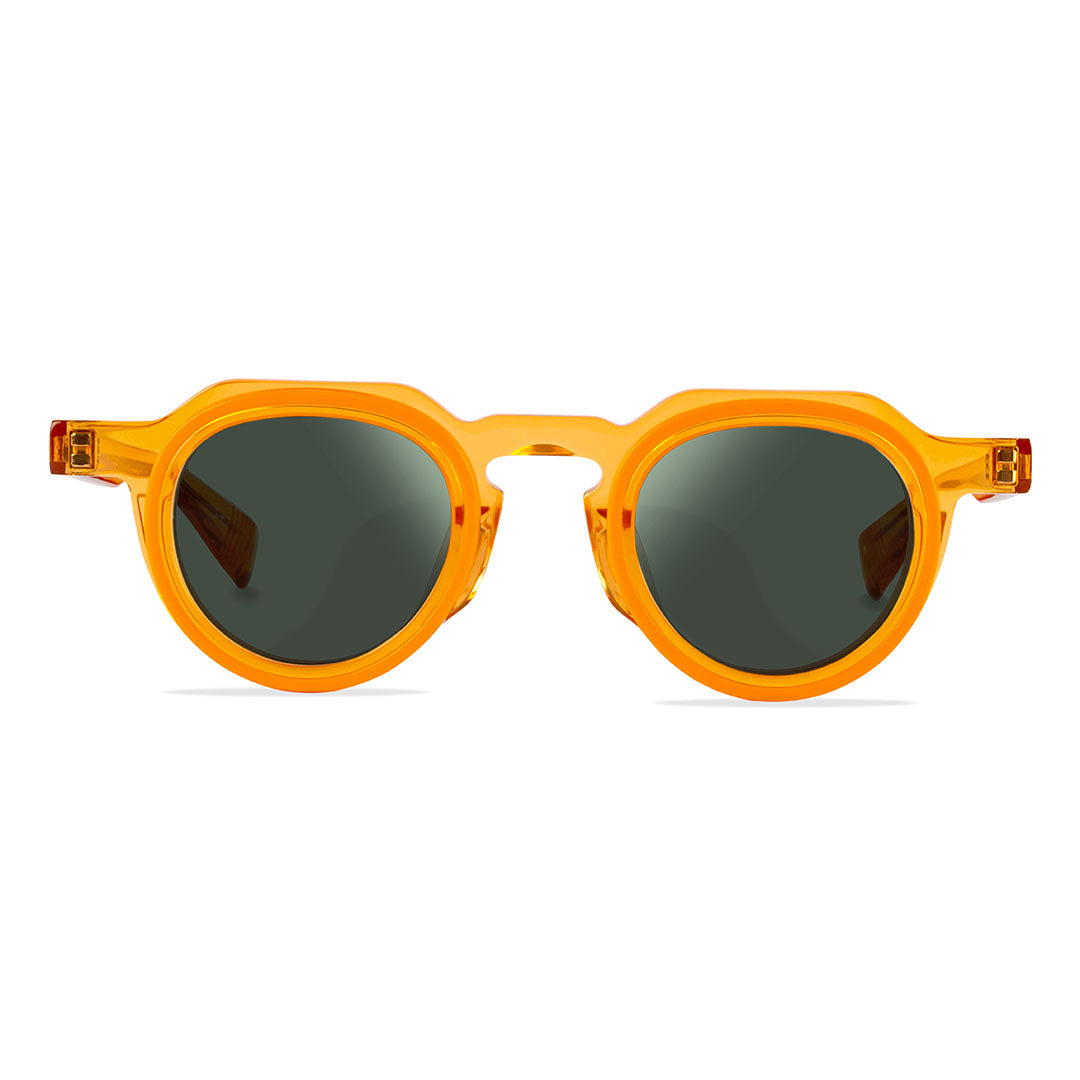 Gafas de sol Flama Loftus circulares naranjas