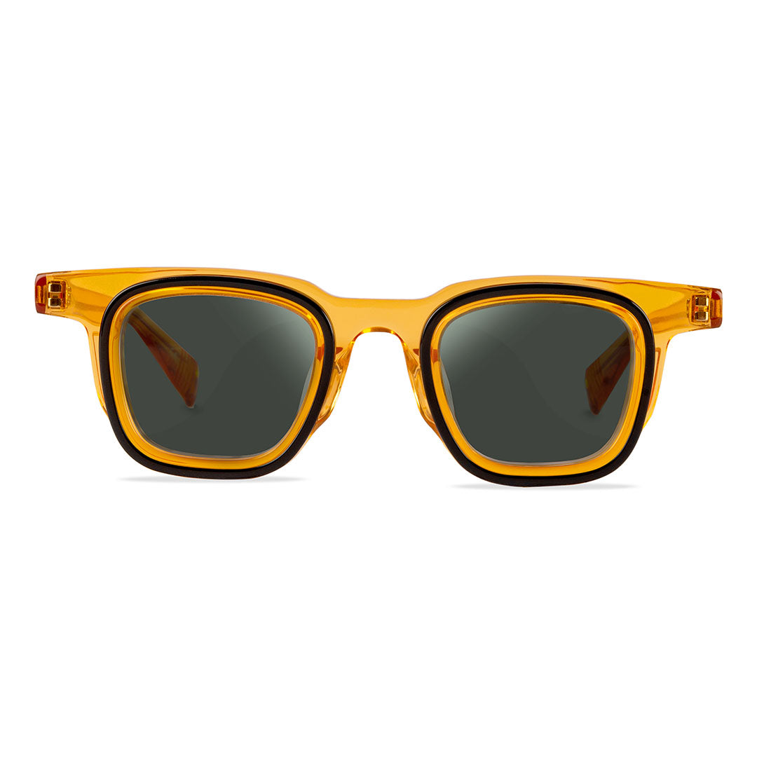 Gafas de sol Flama Treptow cuadradas naranjas y negras