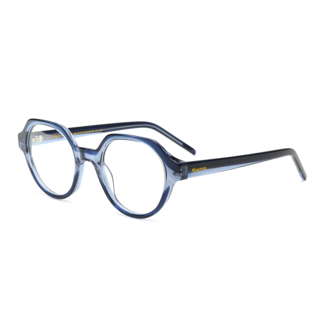 Gafas graduadas Flama Frend circulares azules