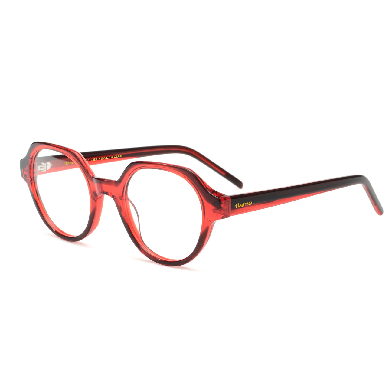 Gafas graduadas Flama Frend circulares rojas 