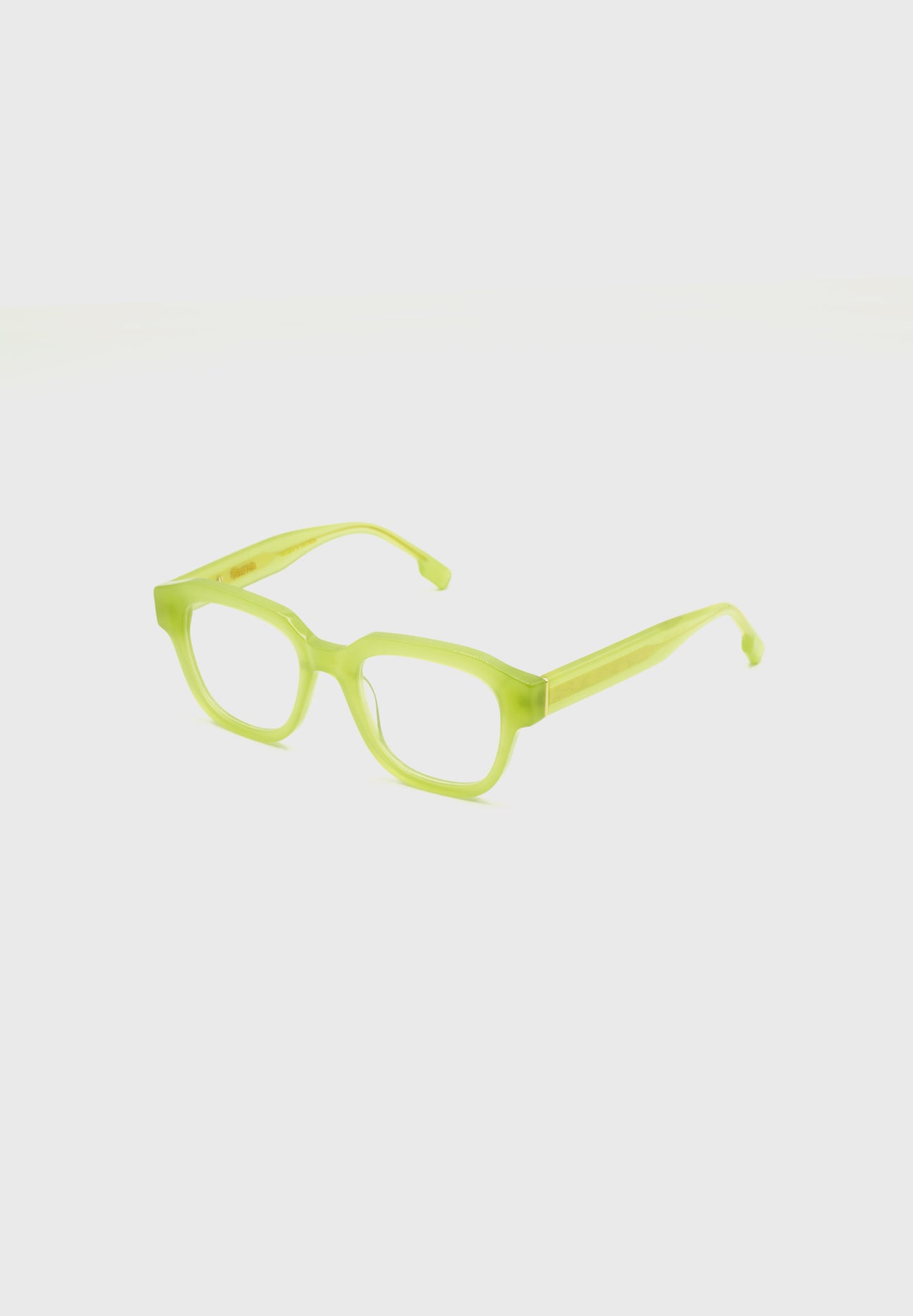 Gafas de vista cuadradas redondas verdes FLM03 C2