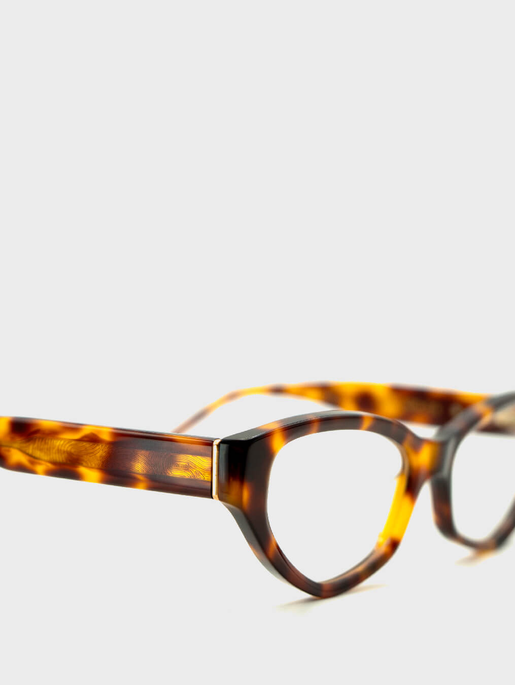 Gafas de vista ojo de gato arey y doradas FLM05 C4