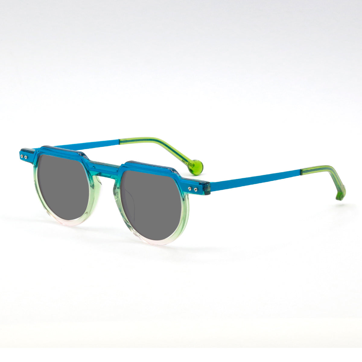 Gafas de sol Flama Jackie circulares azules y verdes