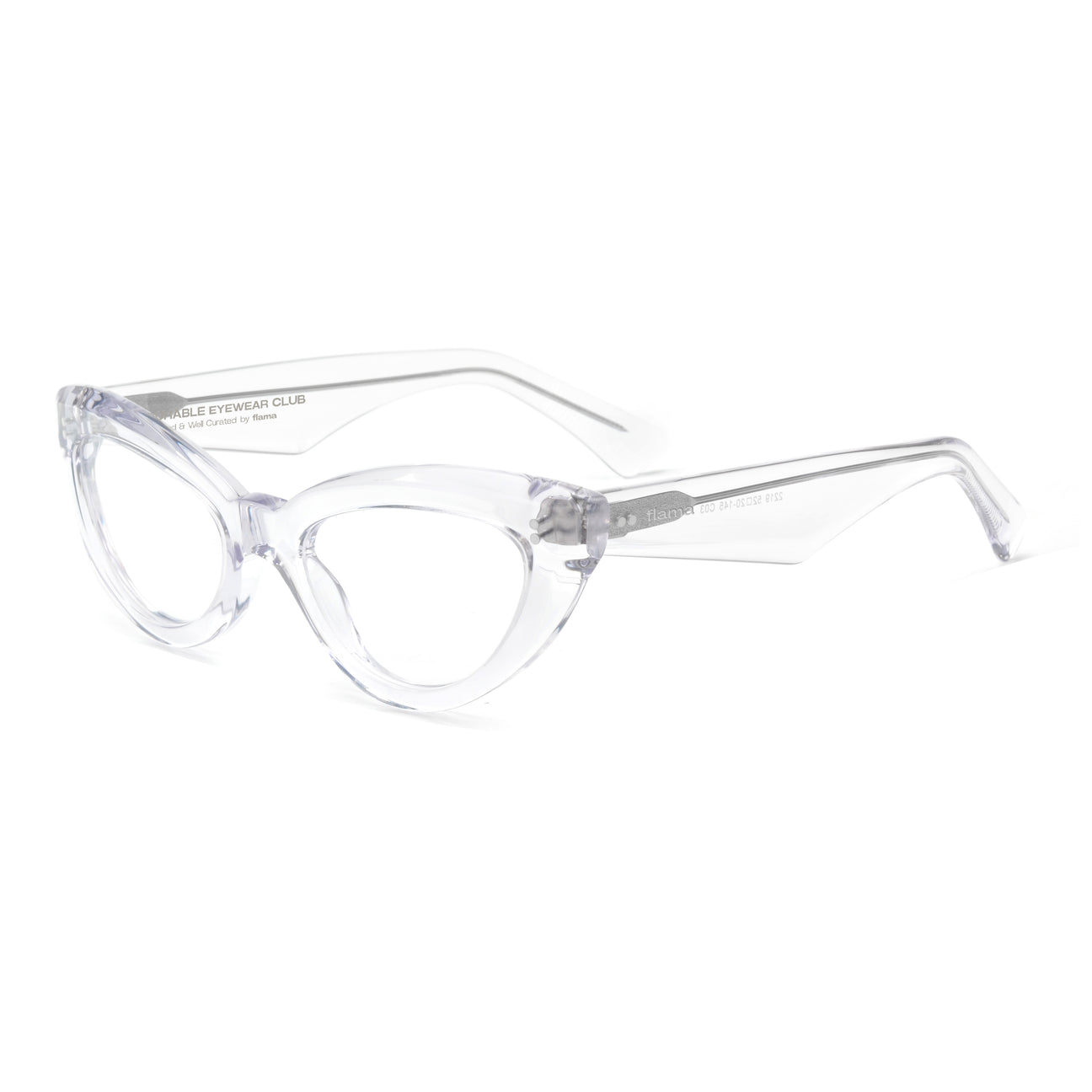 Gafas graduadas Flama Lana ojo de gato transparentes