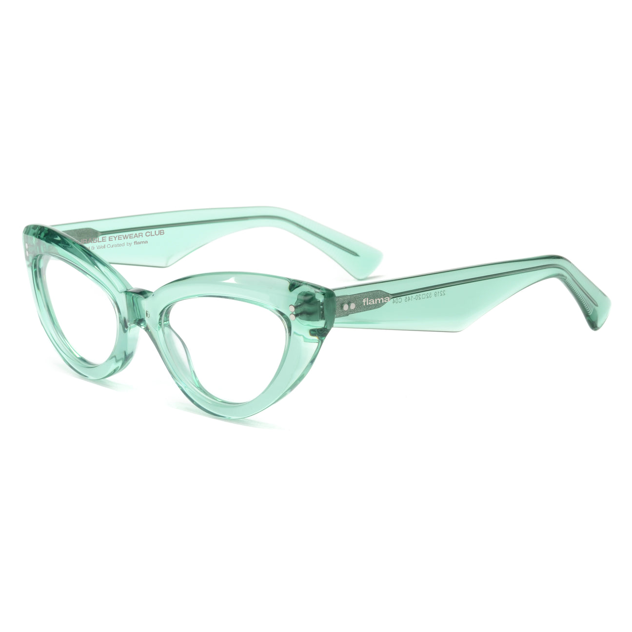 Gafas graduadas Flama Lana ojo de gato verdes