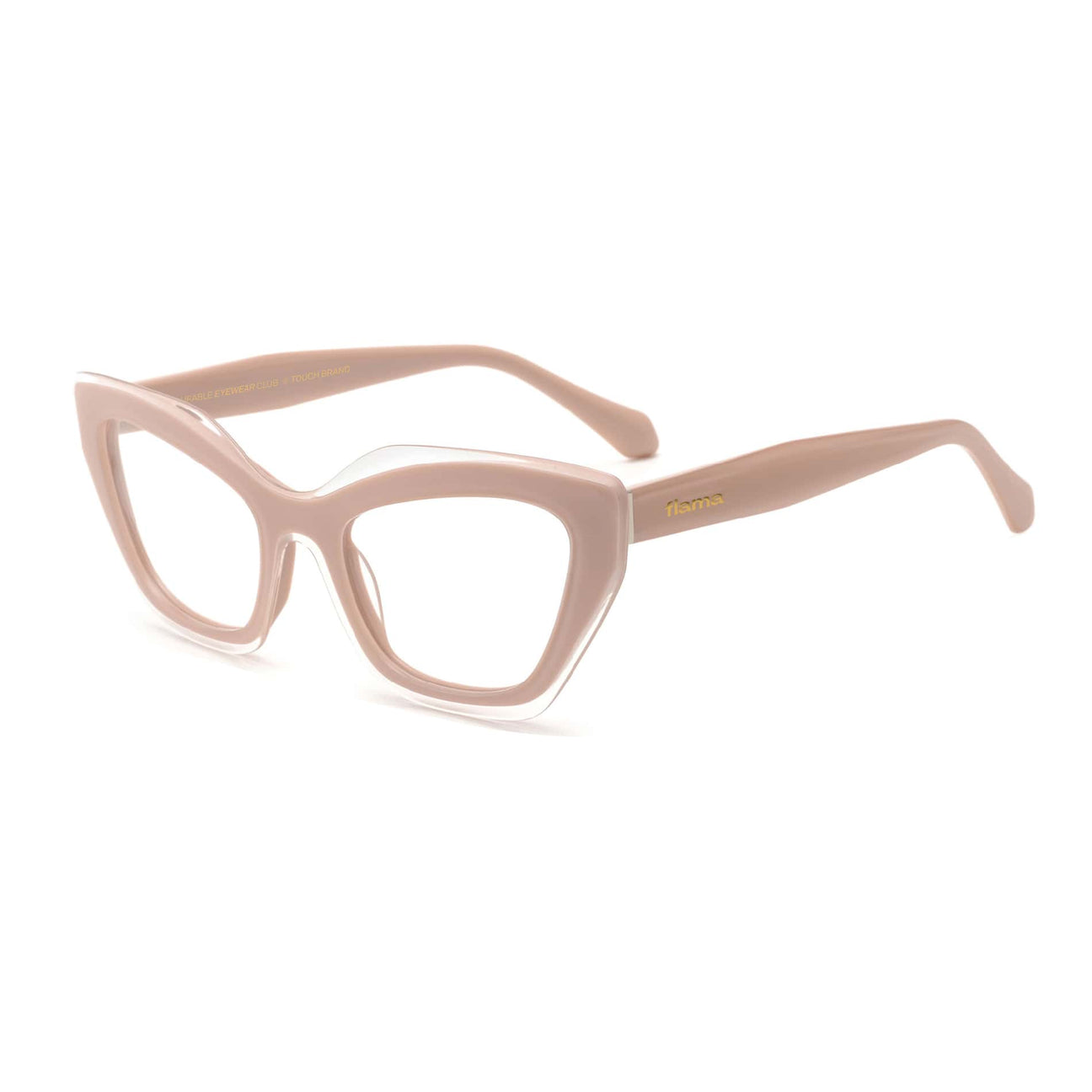 Gafas graduadas Flama Meli ojo de gato rosas