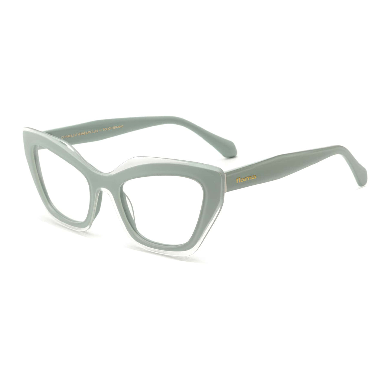 Gafas graduadas Flama Meli ojo de gato verdes