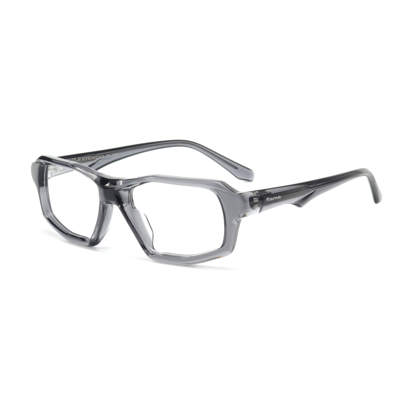 Gafas graduadas Flama Spid deportivas gris trasnparente