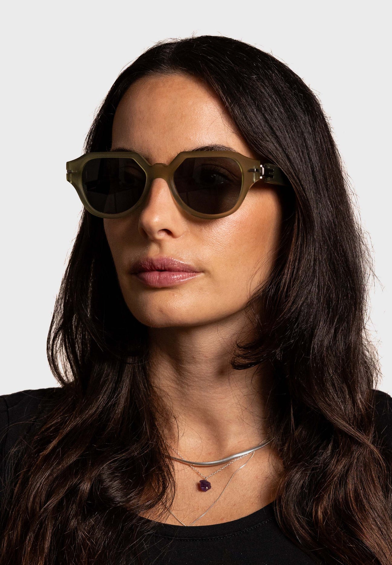 FLM14 04 Olive Sunglasses
