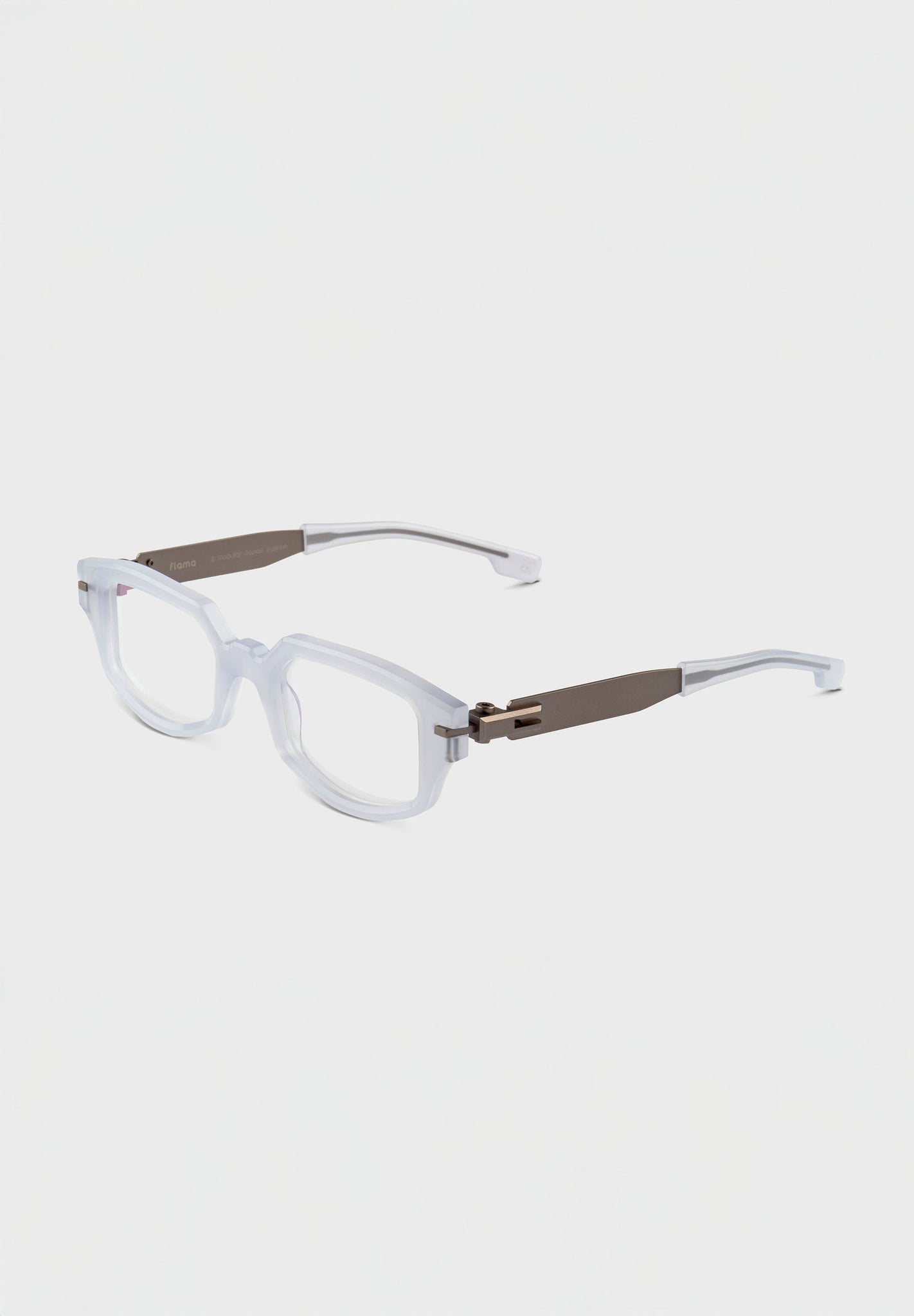 Gafas de vista crystal ovaladas.