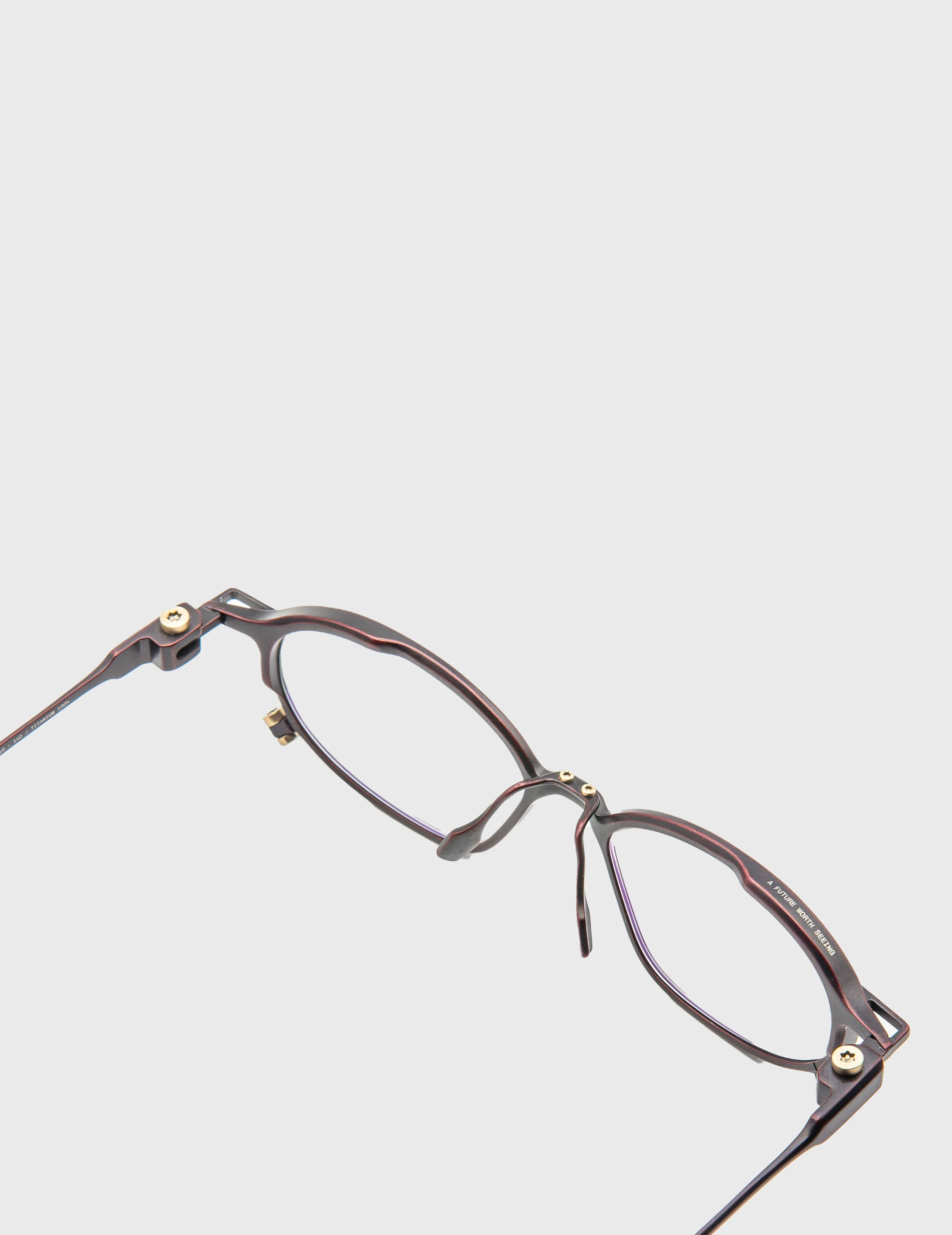 Monture optique FLM16 04 · Titan Red, vue produit 3