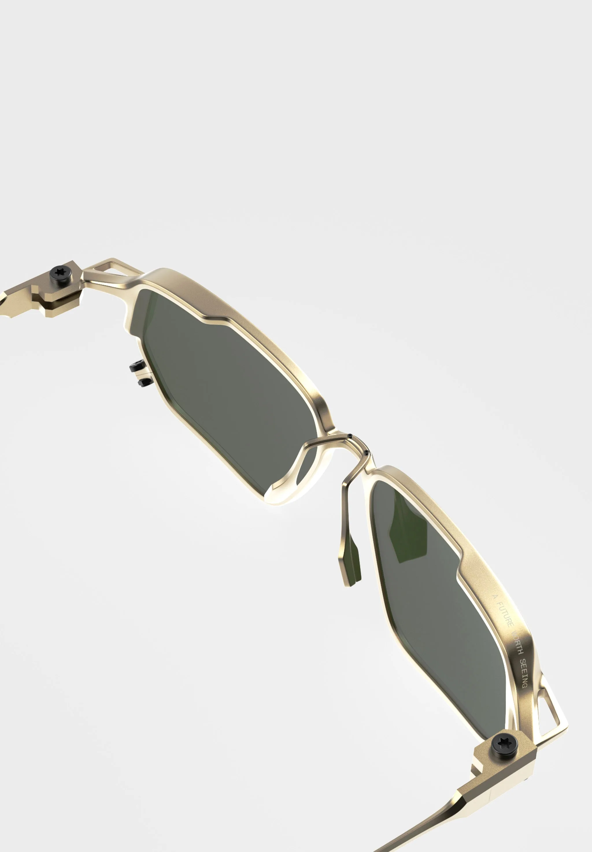Occhiali da sole FLM17 03 · Titan Golden, vista prodotto 3