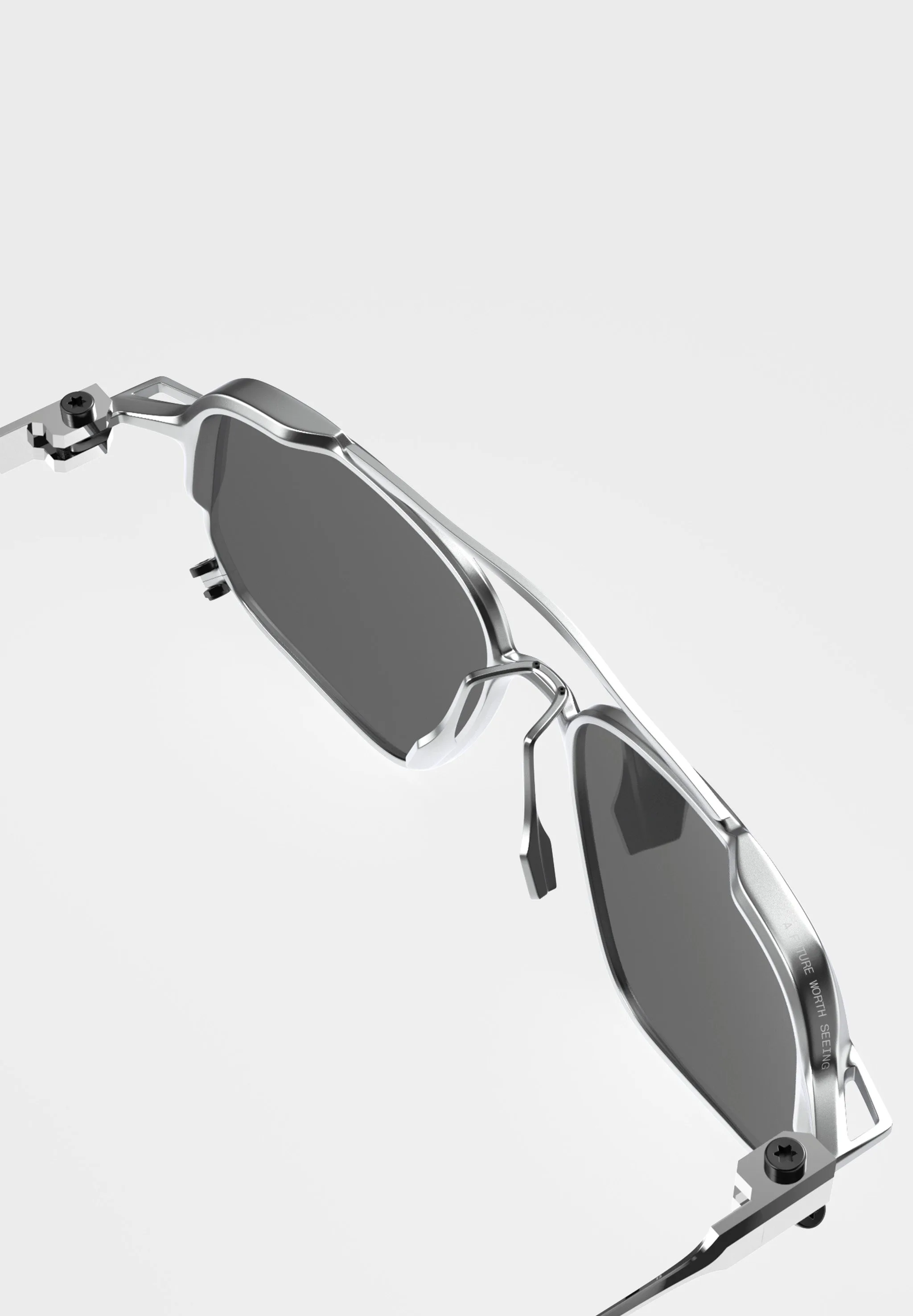 Occhiali da sole FLM18 02 · Titan Silver, vista prodotto 3