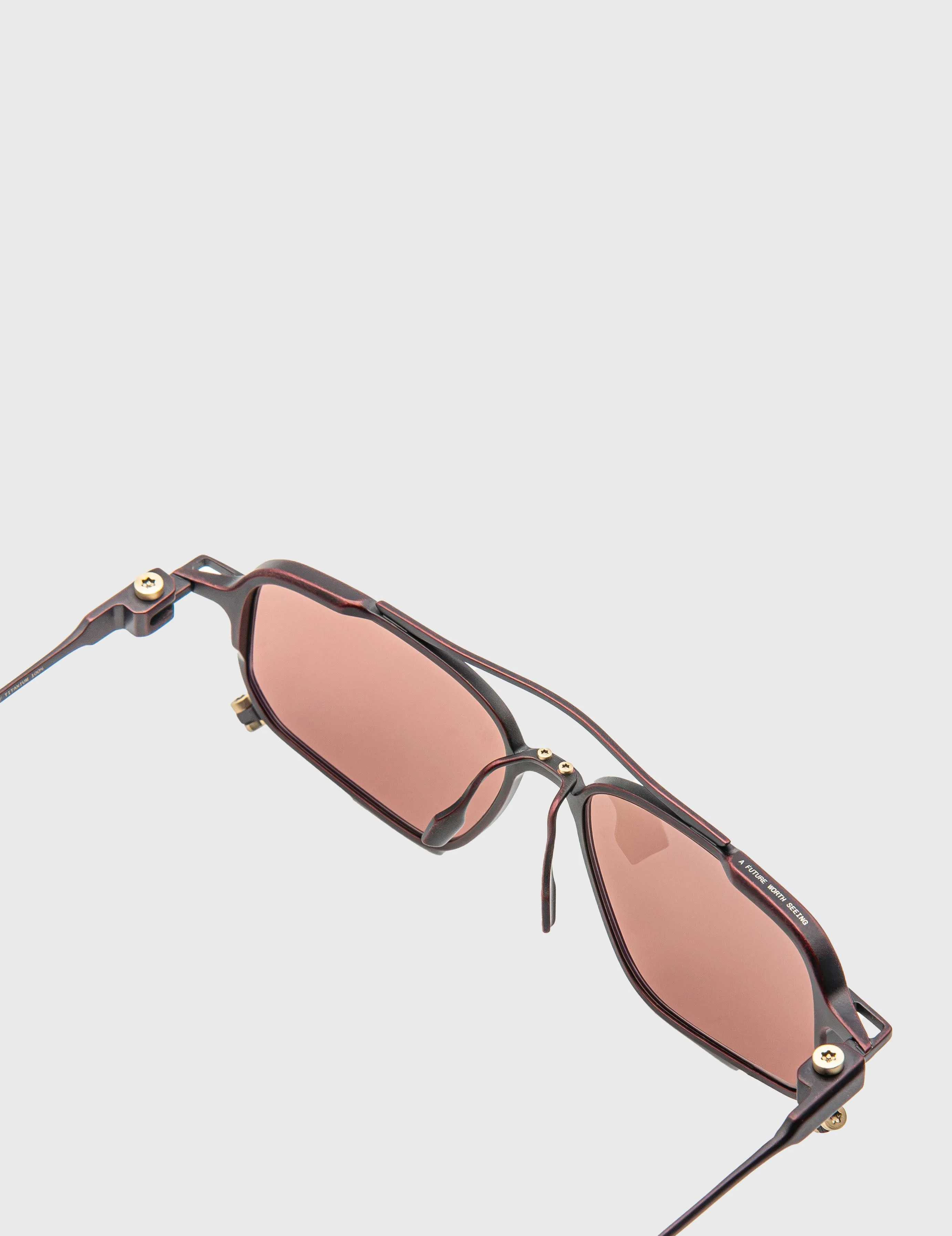 Occhiali da sole FLM18 04 · Titan Red, vista prodotto 4