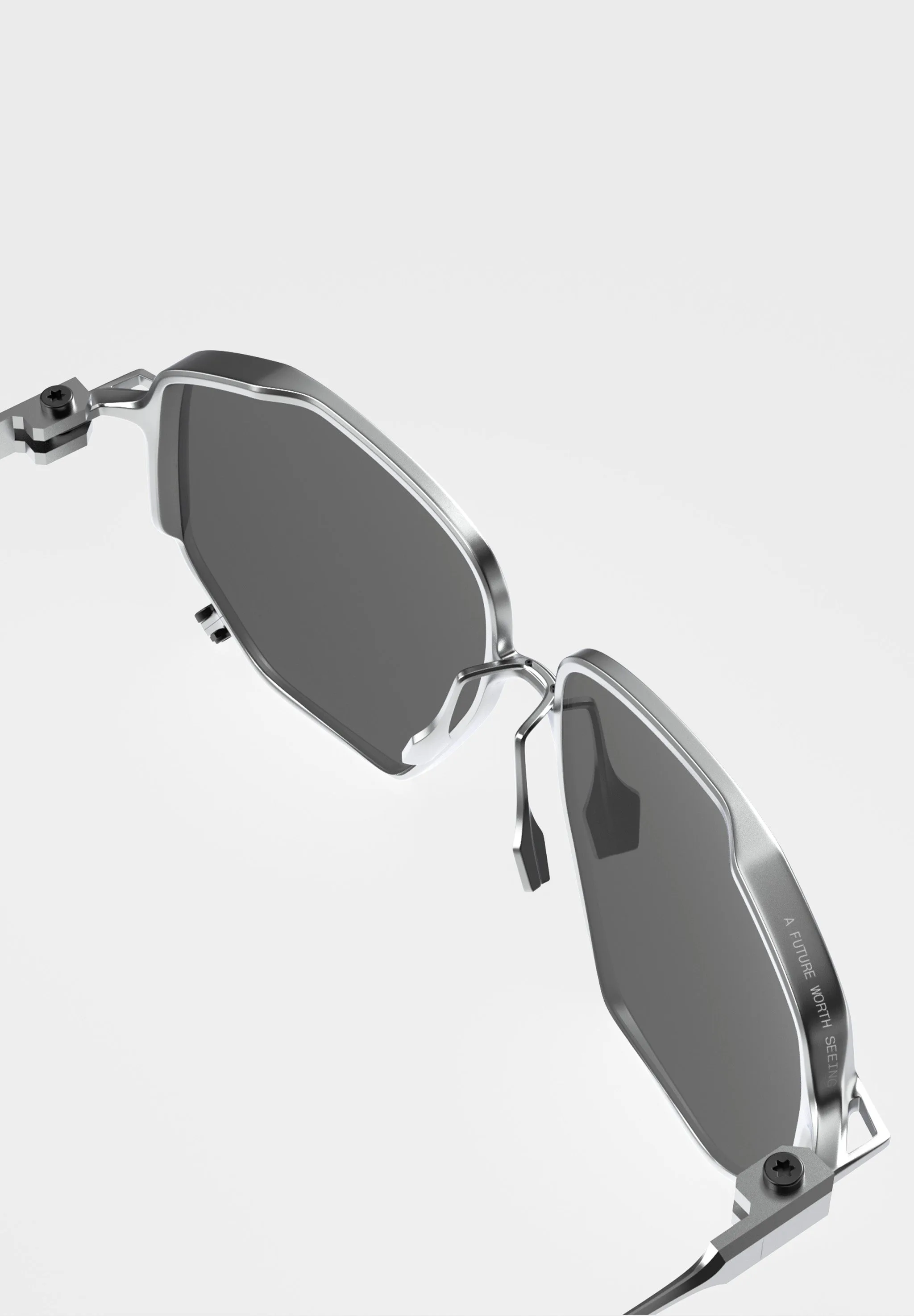 Occhiali da sole FLM19 02 · Titan Silver, vista prodotto 3